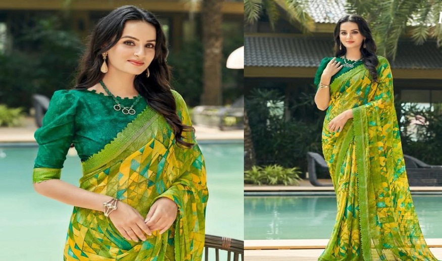 chiffon saree