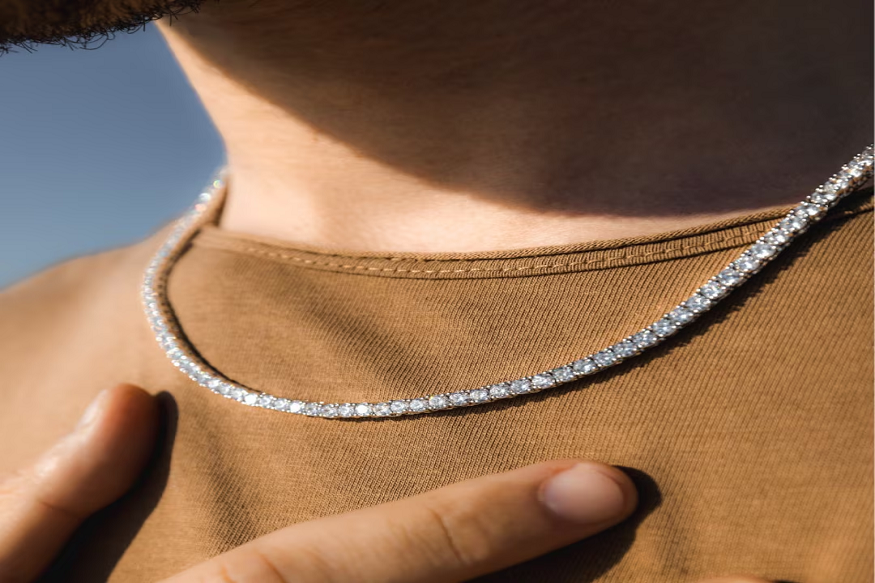 Tennis jewelry for men